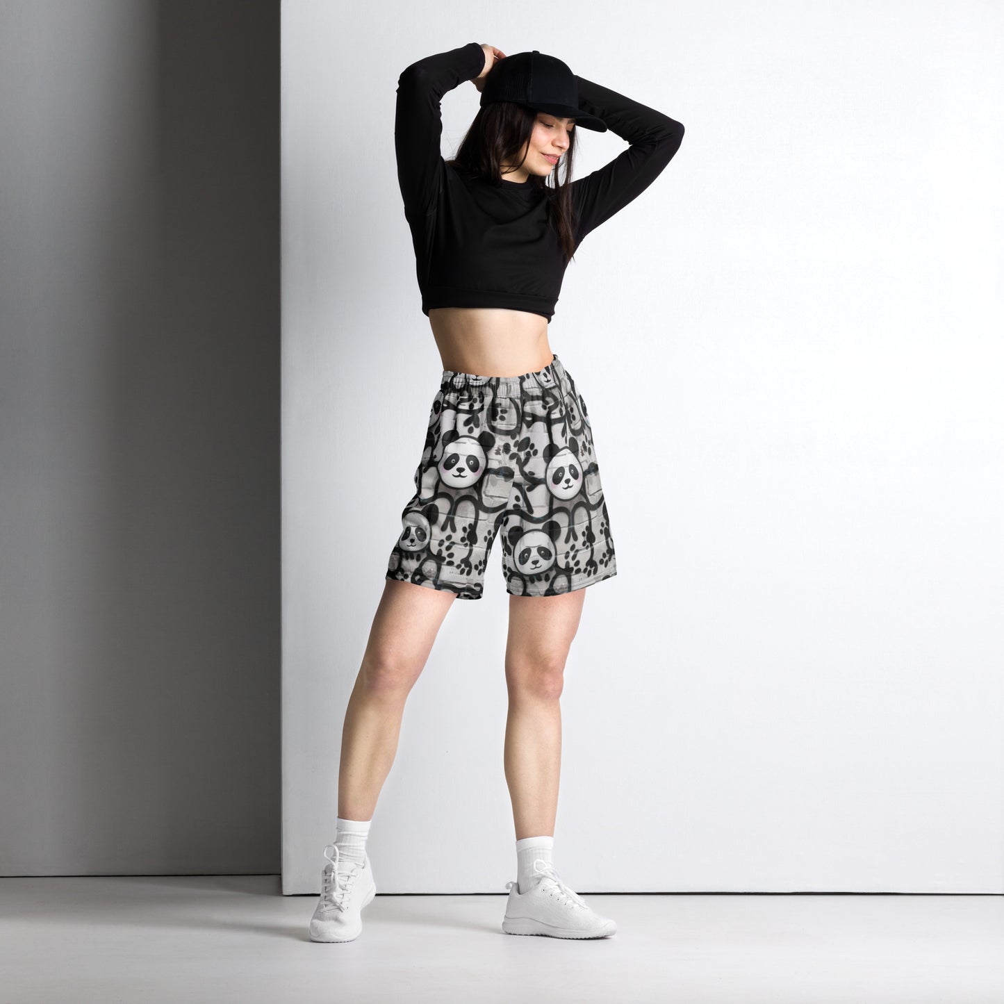 Mission 11 Panda Mesh Shorts