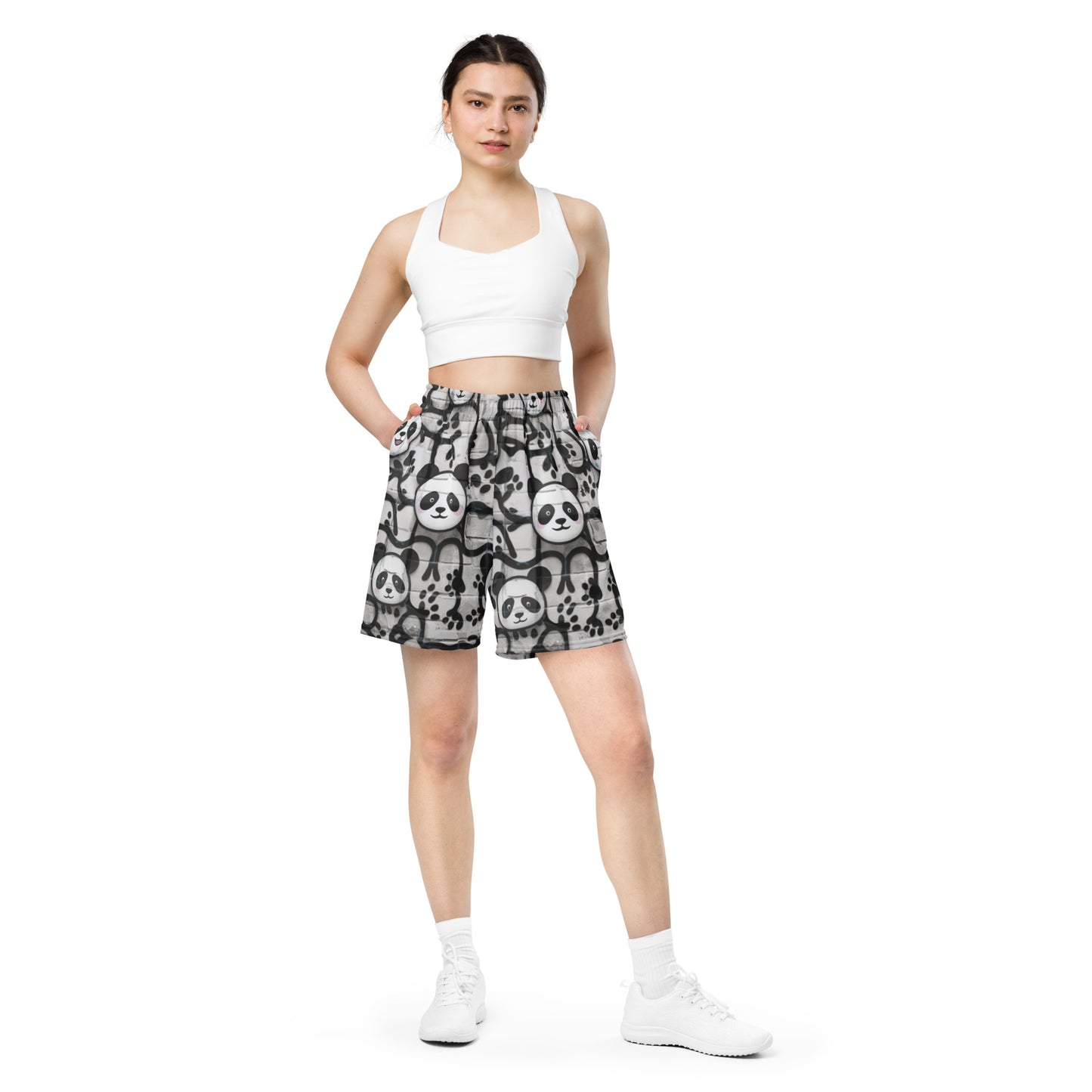 Mission 11 Panda Mesh Shorts