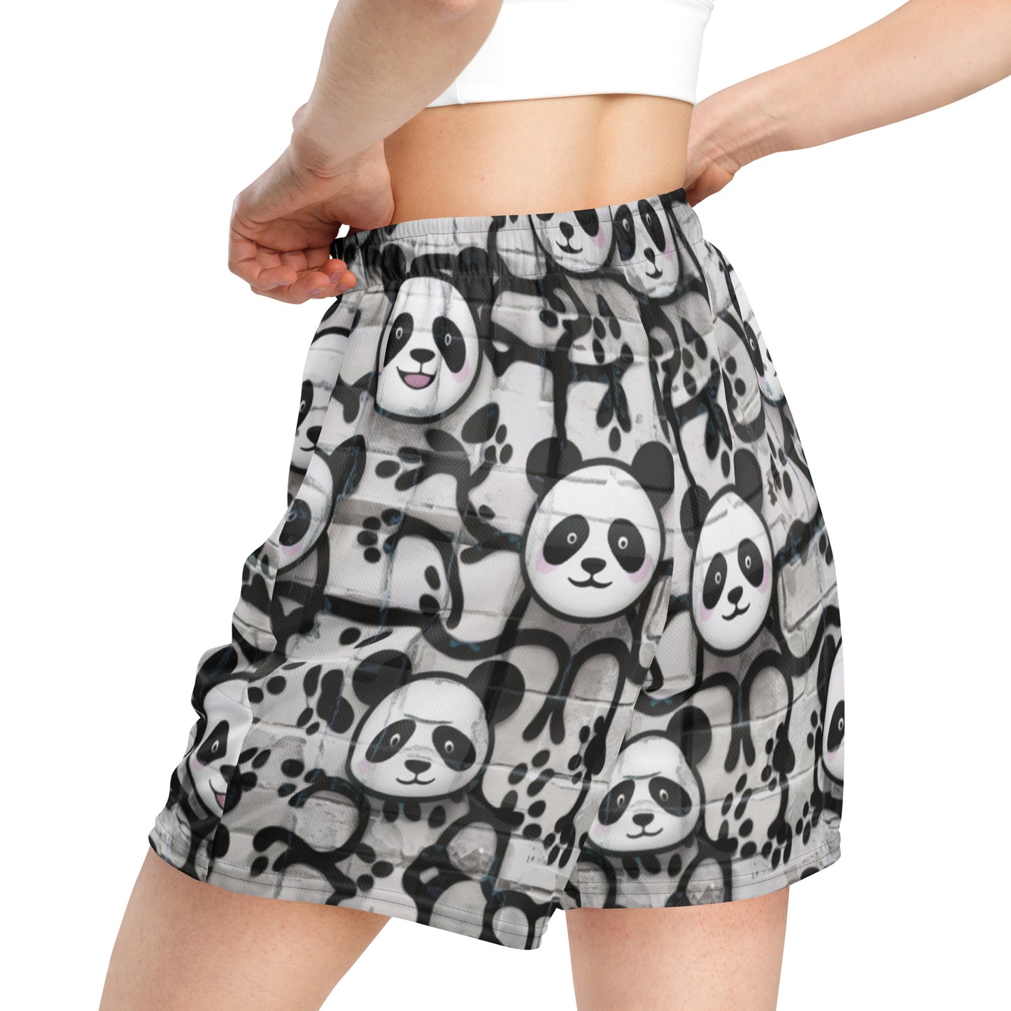 Mission 11 Panda Mesh Shorts