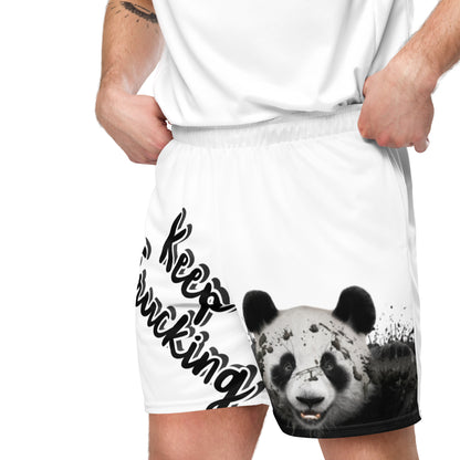 "Keep Trucking" Unisex Mesh Shorts