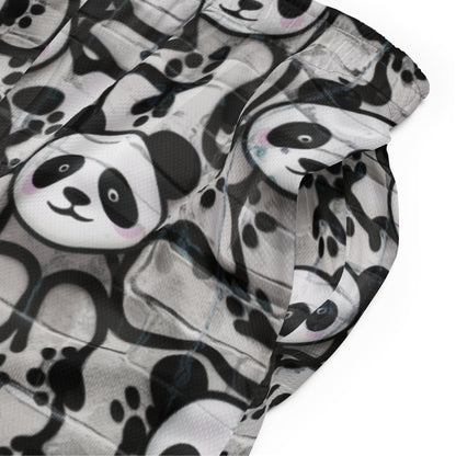 Mission 11 Panda Mesh Shorts