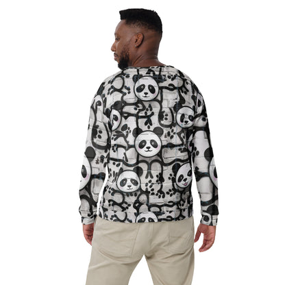 Mission 11 Rise Above Panda Unisex Sweatshirt