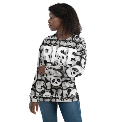 Mission 11 Rise Above Panda Unisex Sweatshirt