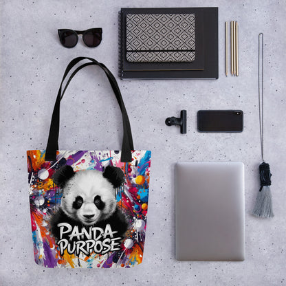 Mission 11 Panda Purpose Tote Bag