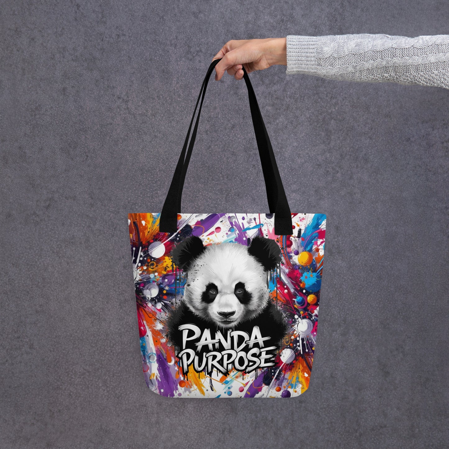 Mission 11 Panda Purpose Tote Bag