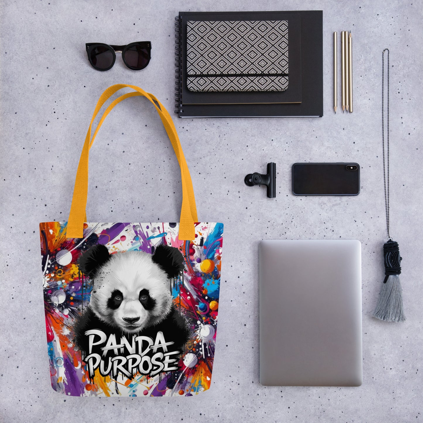 Mission 11 Panda Purpose Tote Bag