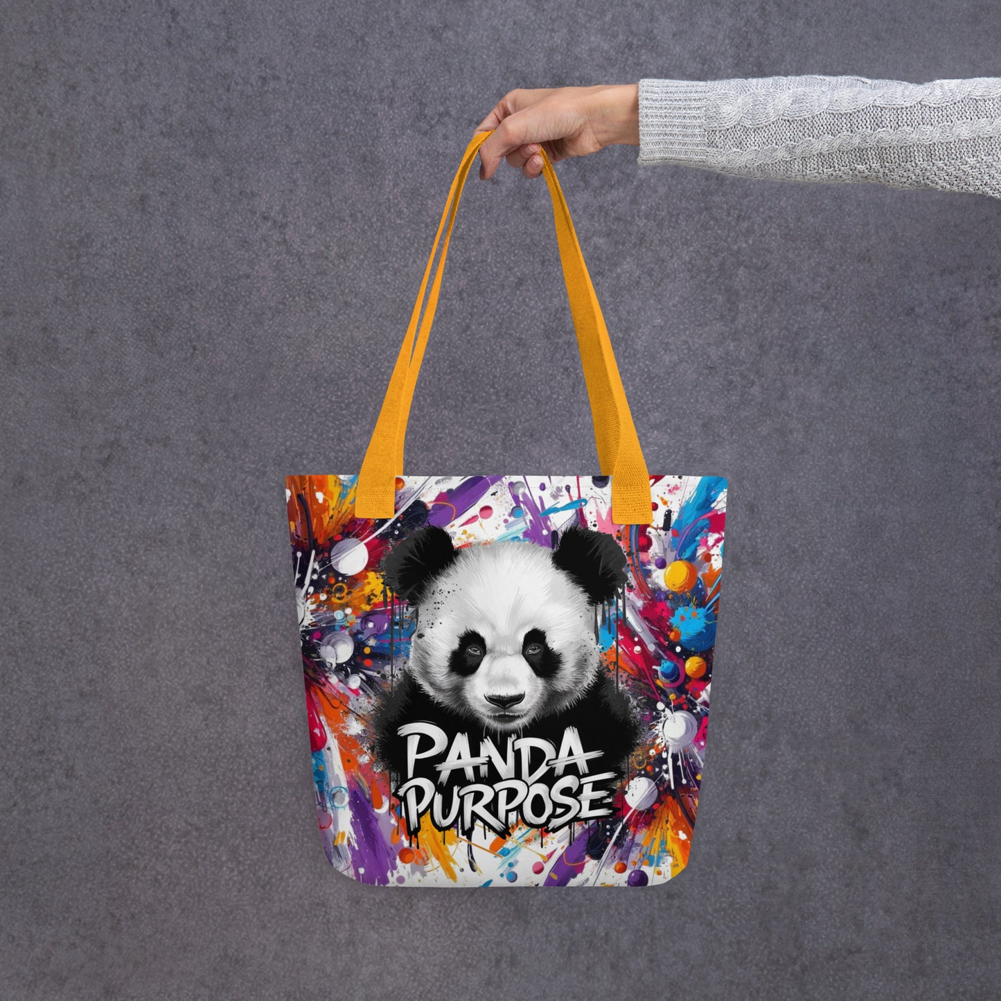 Mission 11 Panda Purpose Tote Bag