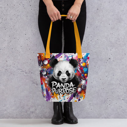 Mission 11 Panda Purpose Tote Bag