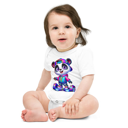 Baby Onesie - Panda on Hoverboard Adventure - Mission 11