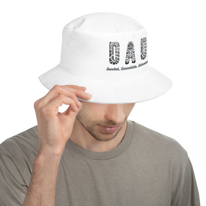 Stylish Cotton Bucket Hat Dependable Accountable Determined Mission 11 Values