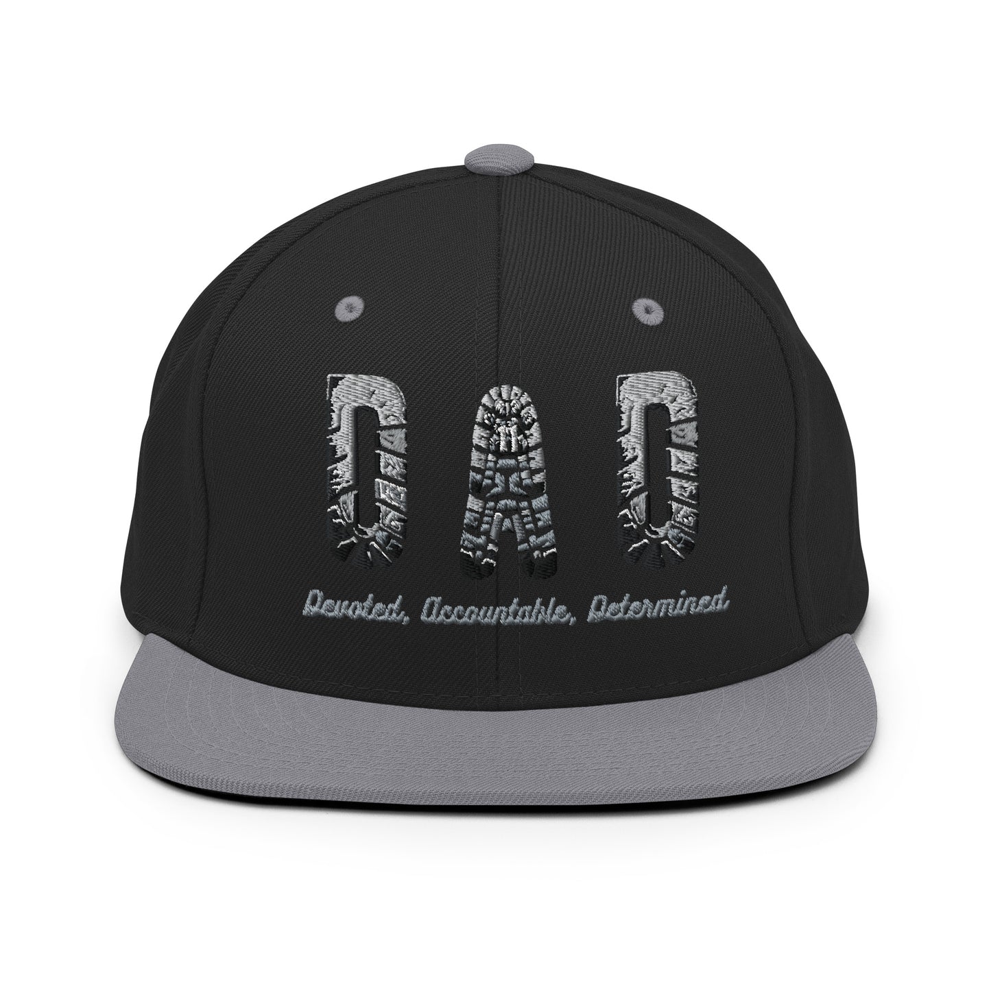 Classic Fit Snapback Hat (DAD) Dependable Accountable Determined Mission 11 Values