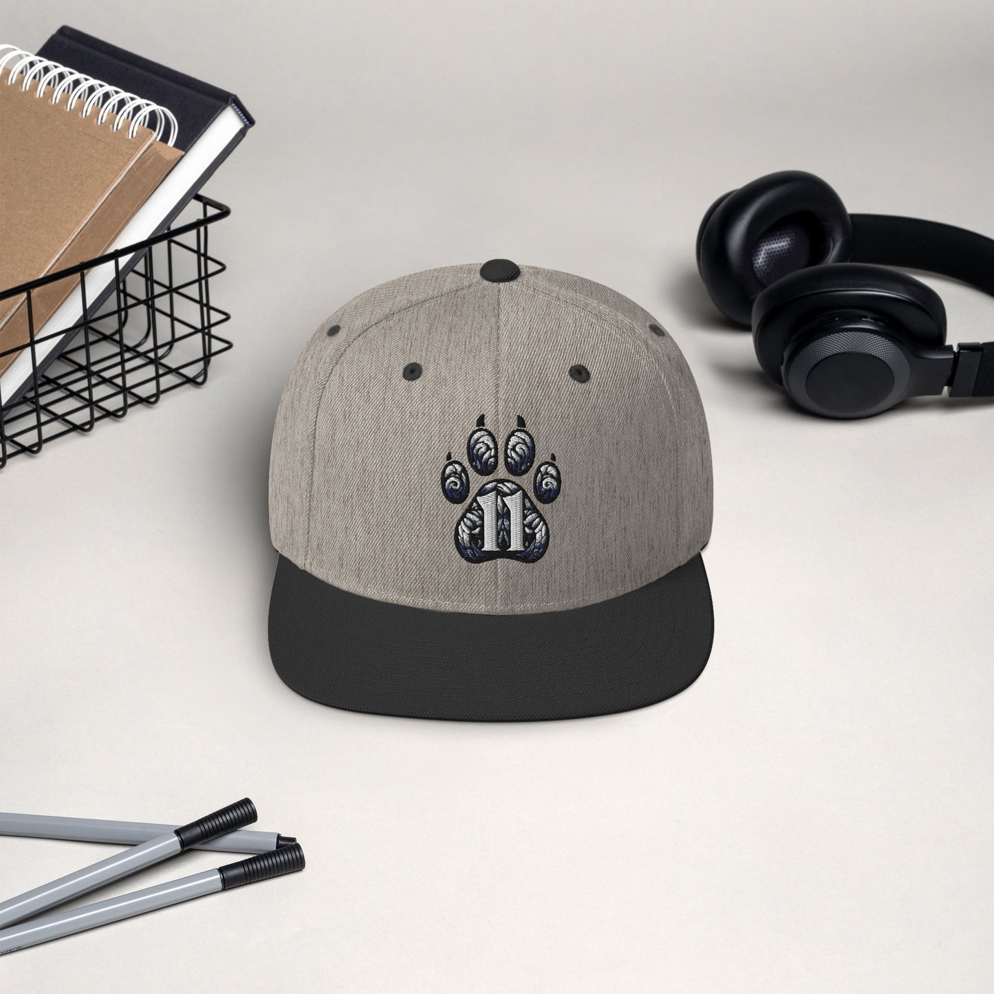 Mission 11 Logo Classic Snapback Hat