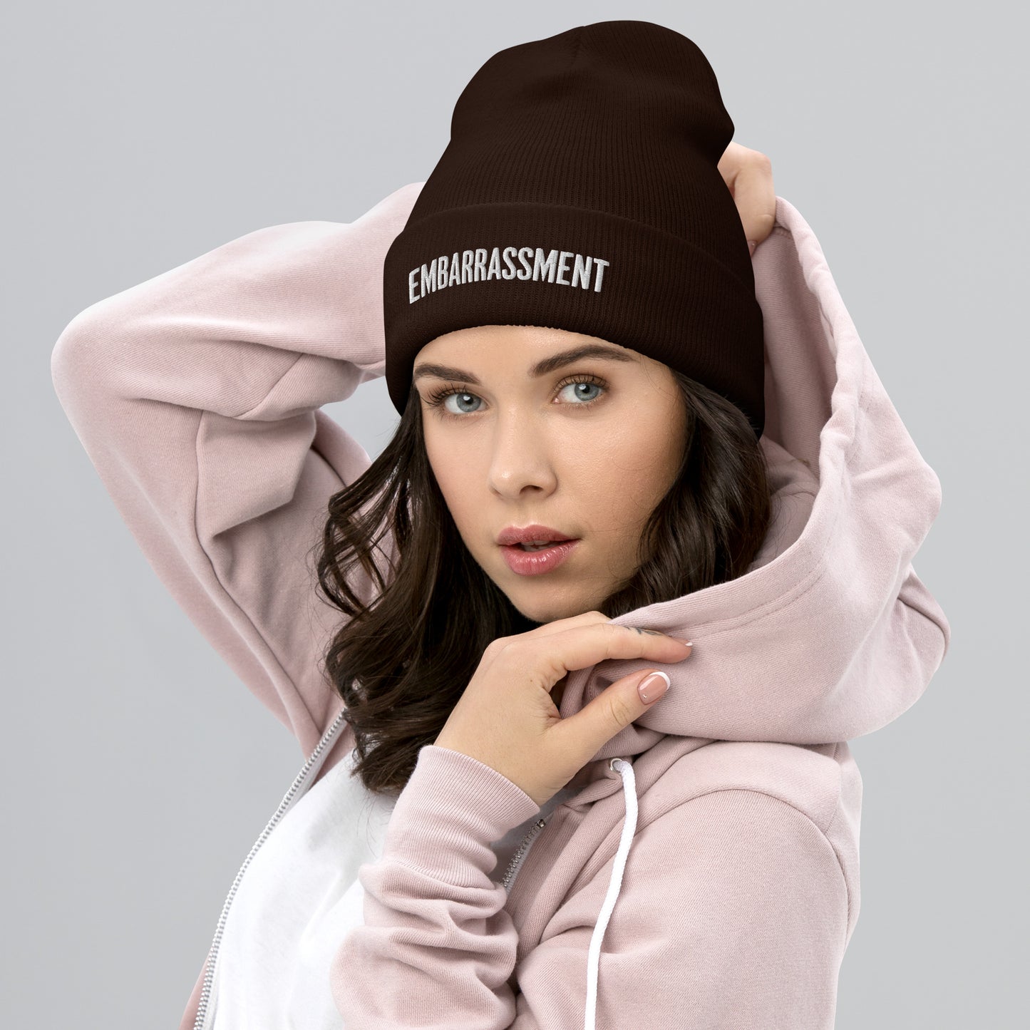 Mission 11 "Embarrassment" Beanie – Purposeful Living Fashion from Atlanta | Panda-Inspired Strength and Balance