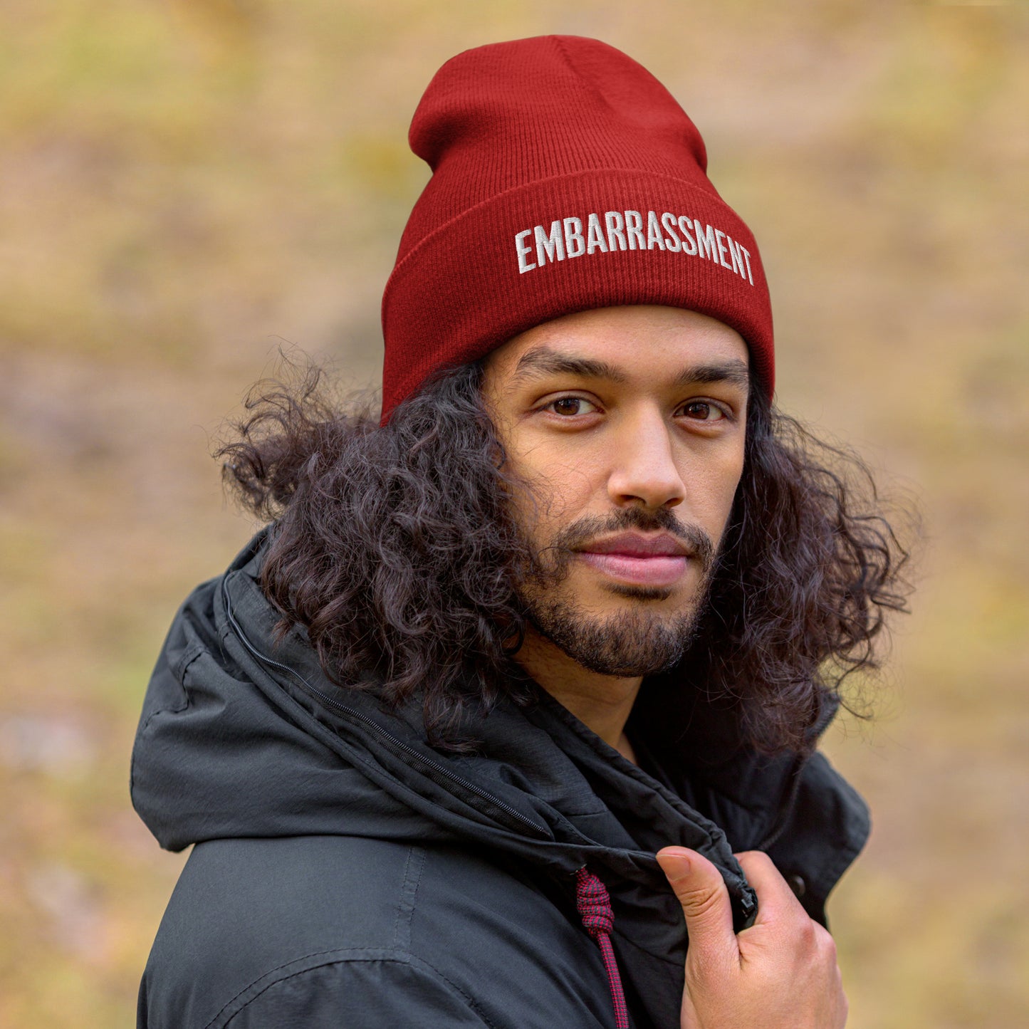 Mission 11 "Embarrassment" Beanie – Purposeful Living Fashion from Atlanta | Panda-Inspired Strength and Balance