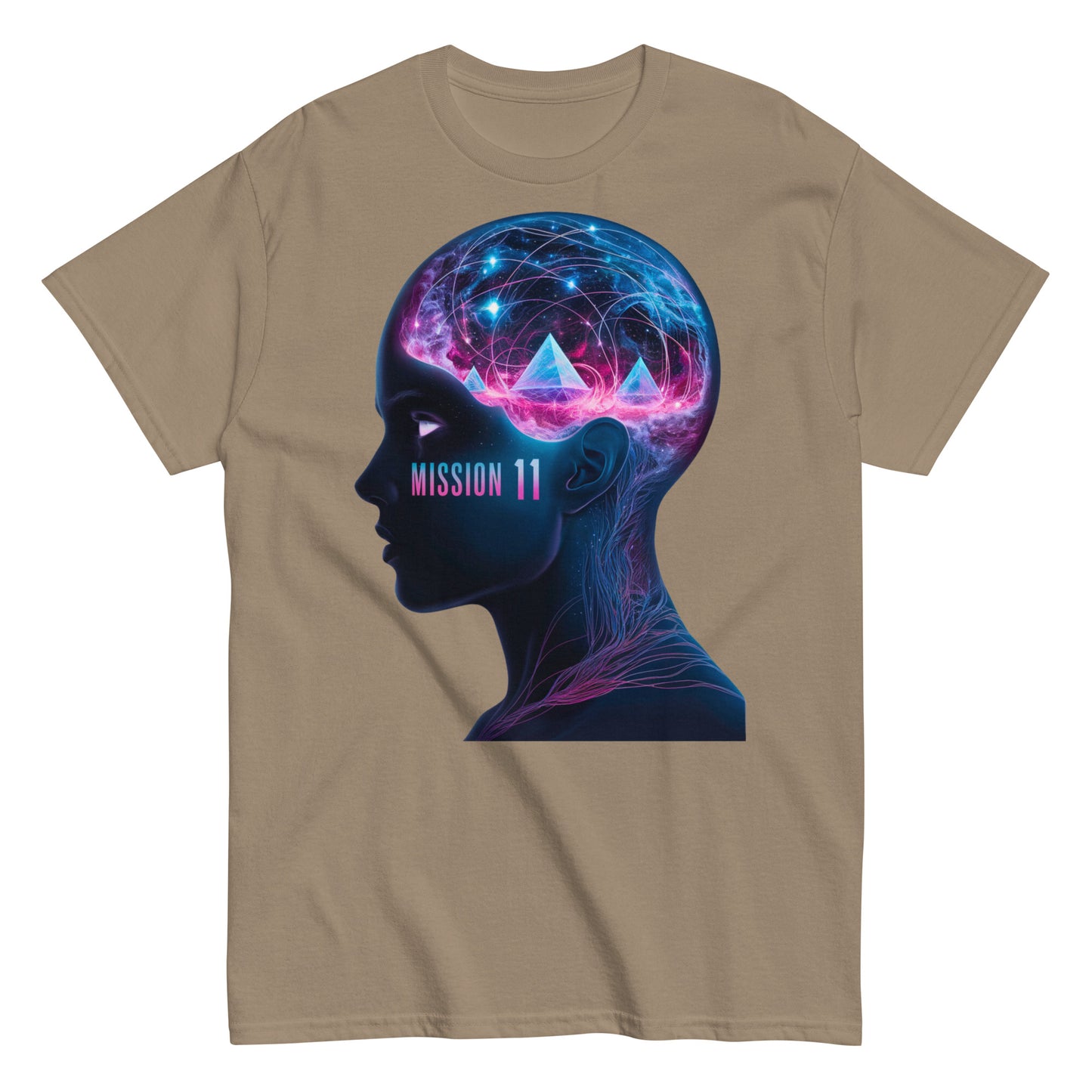 Mission 11 Cosmic Mind Tee - Men's Graphic T-Shirt with Vibrant Design