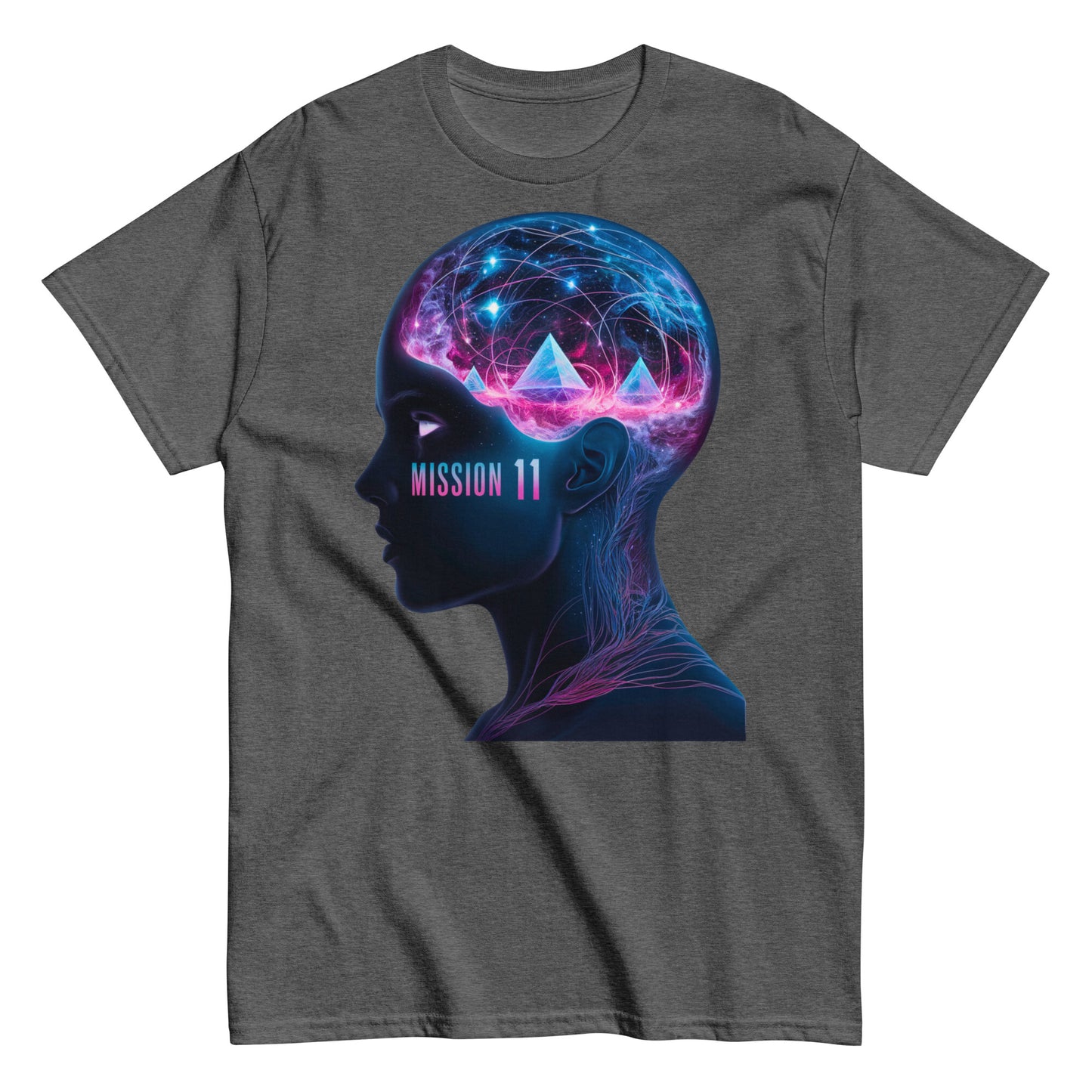 Mission 11 Cosmic Mind Tee - Men's Graphic T-Shirt with Vibrant Design