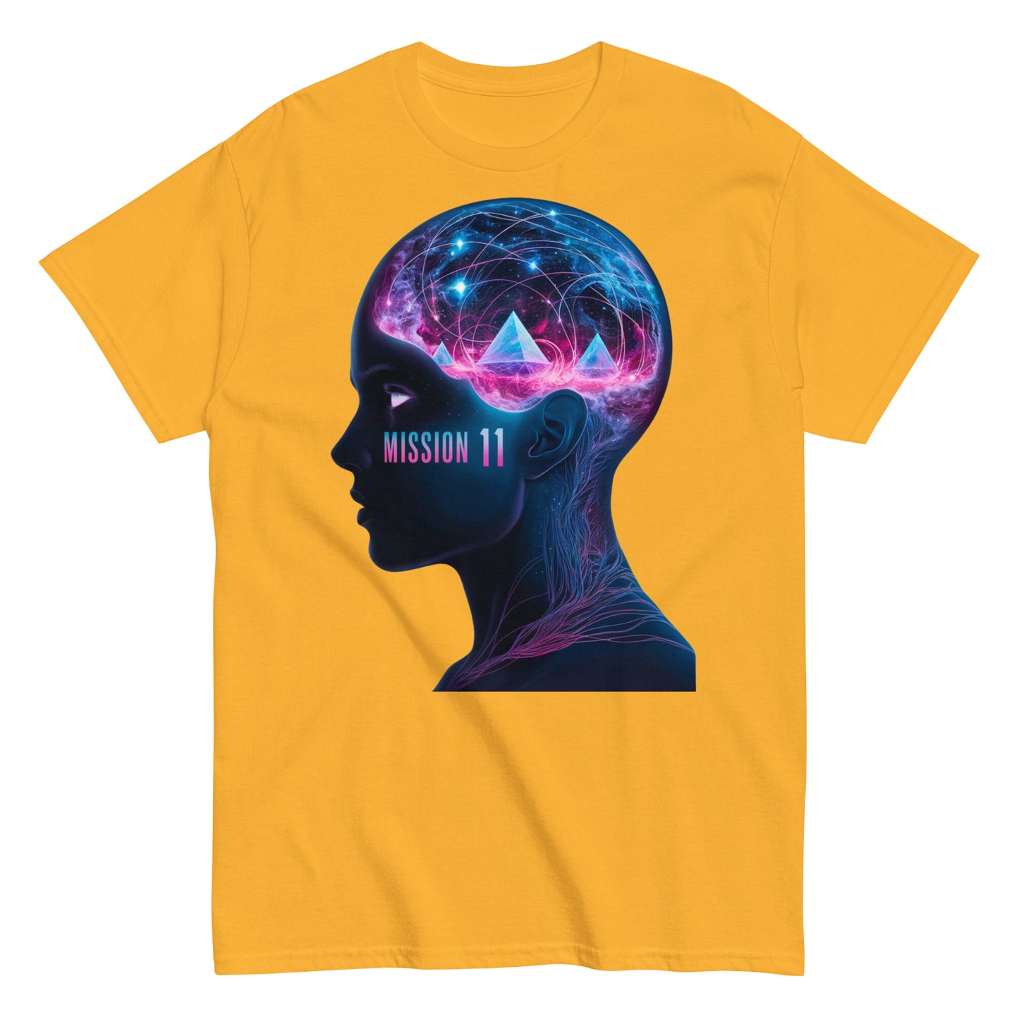 Mission 11 Cosmic Mind Tee - Men's Graphic T-Shirt with Vibrant Design