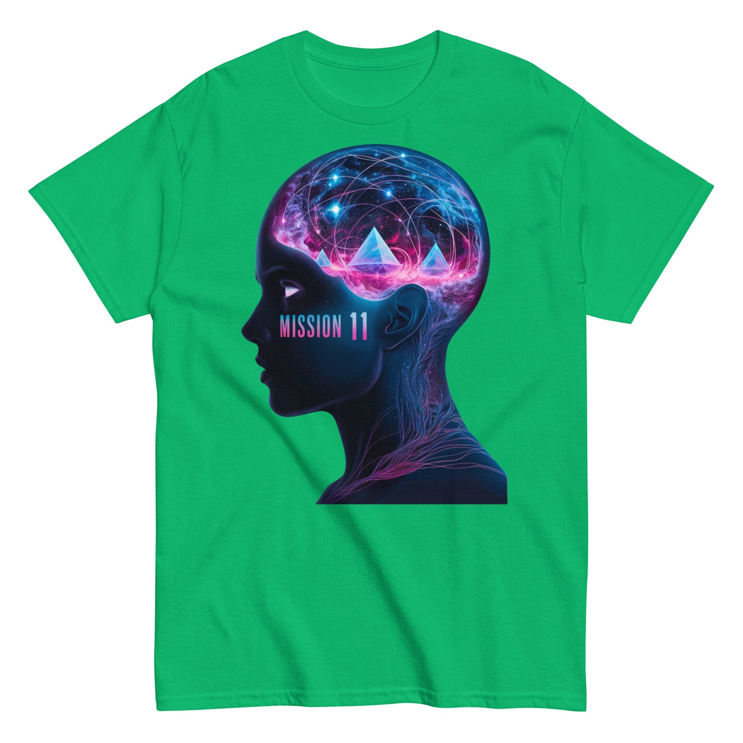 Mission 11 Cosmic Mind Tee - Men's Graphic T-Shirt with Vibrant Design