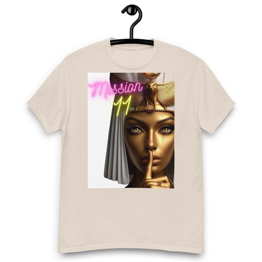 Men's Ma'at Secrets Tee - Divine Silence Design.