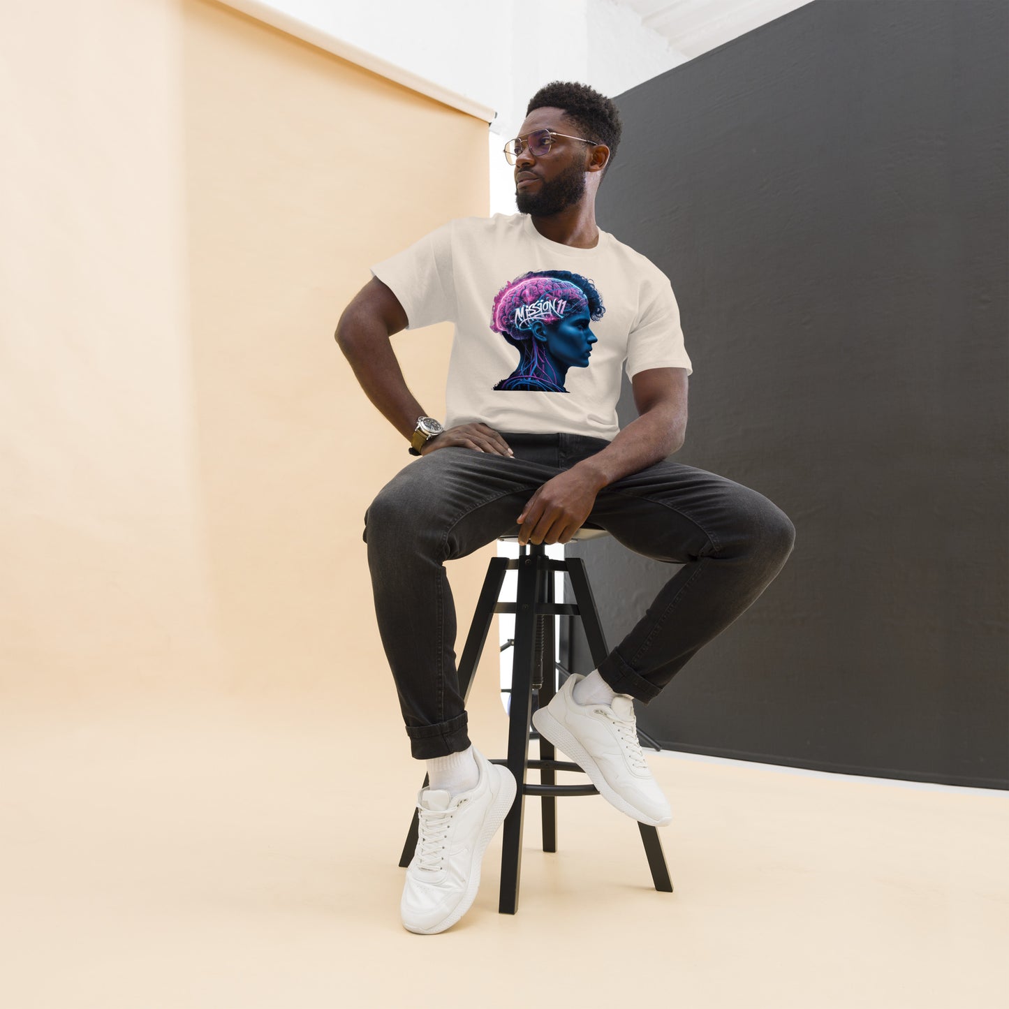 Neural Enlightenment: Mission 11 Men's Graphic Tee