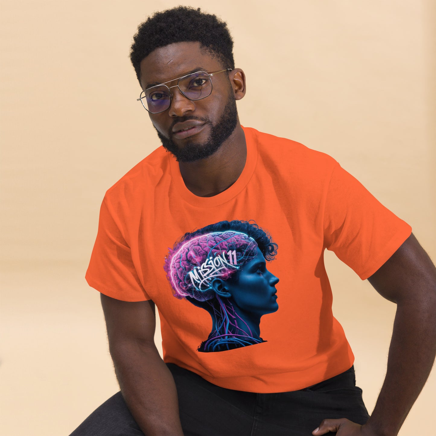 Neural Enlightenment: Mission 11 Men's Graphic Tee