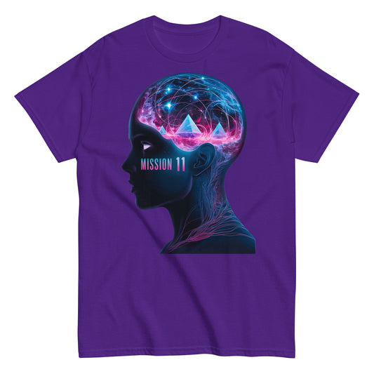 Mission 11 Cosmic Mind Tee - Men's Graphic T-Shirt with Vibrant Design