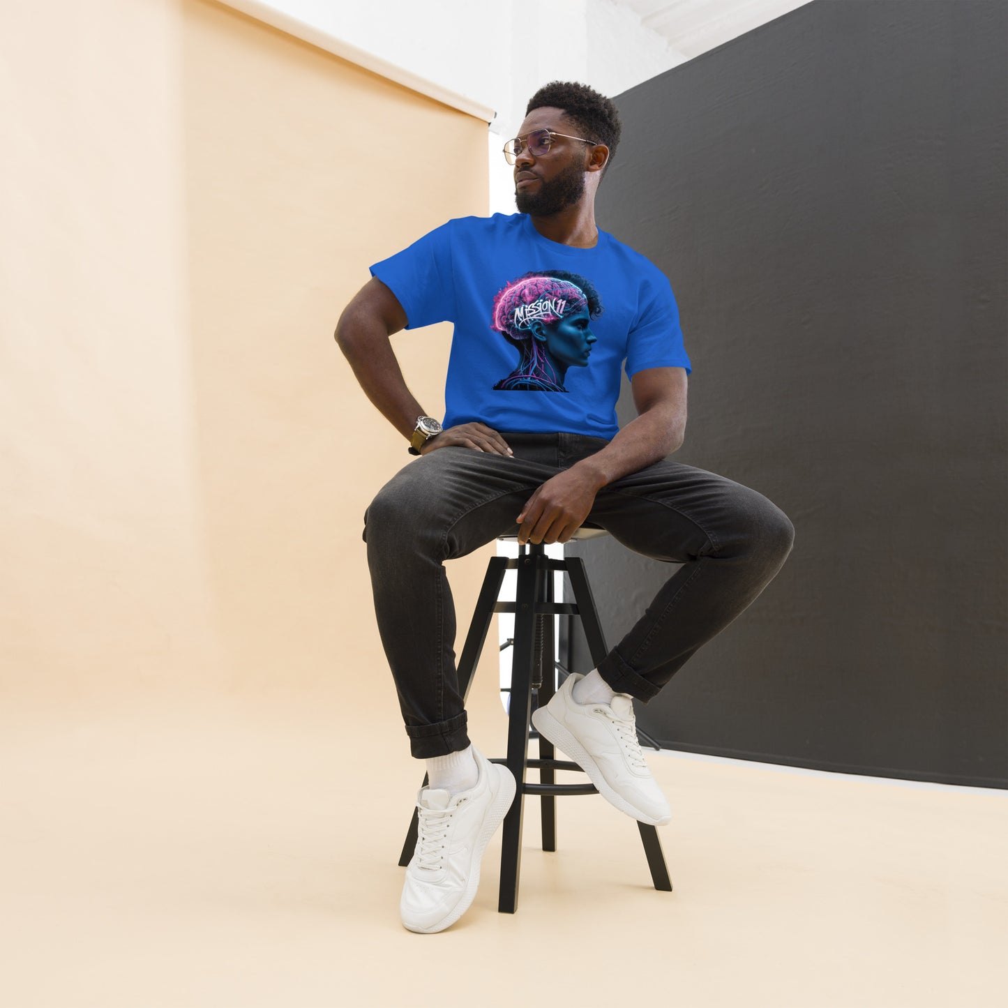 Neural Enlightenment: Mission 11 Men's Graphic Tee