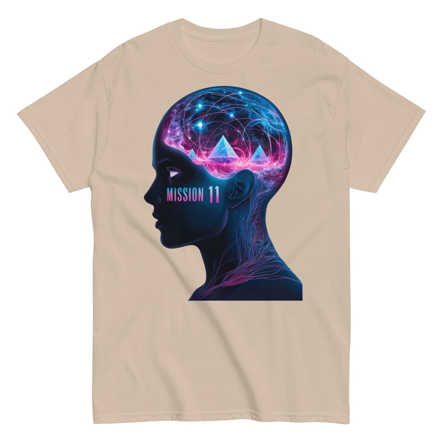 Mission 11 Cosmic Mind Tee - Men's Graphic T-Shirt with Vibrant Design