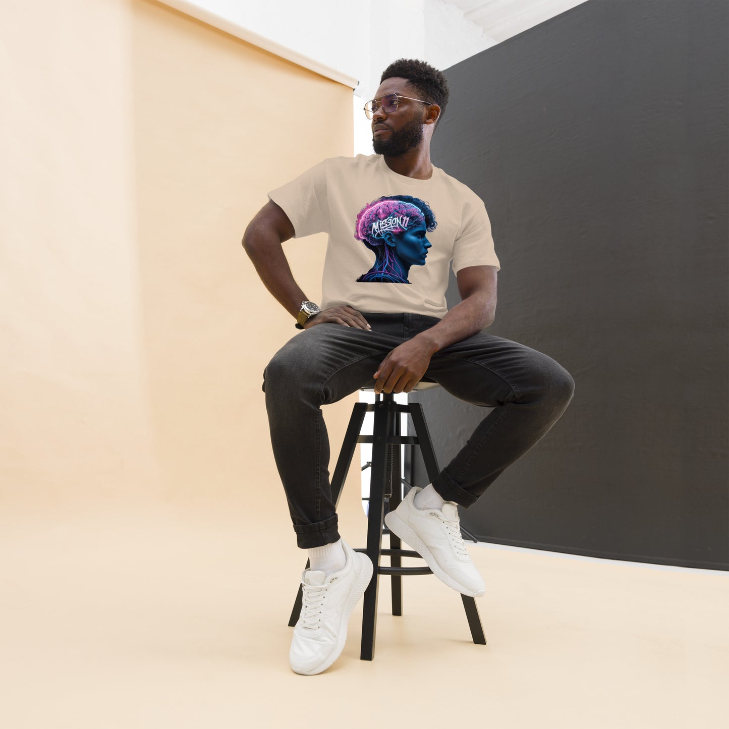 Neural Enlightenment: Mission 11 Men's Graphic Tee