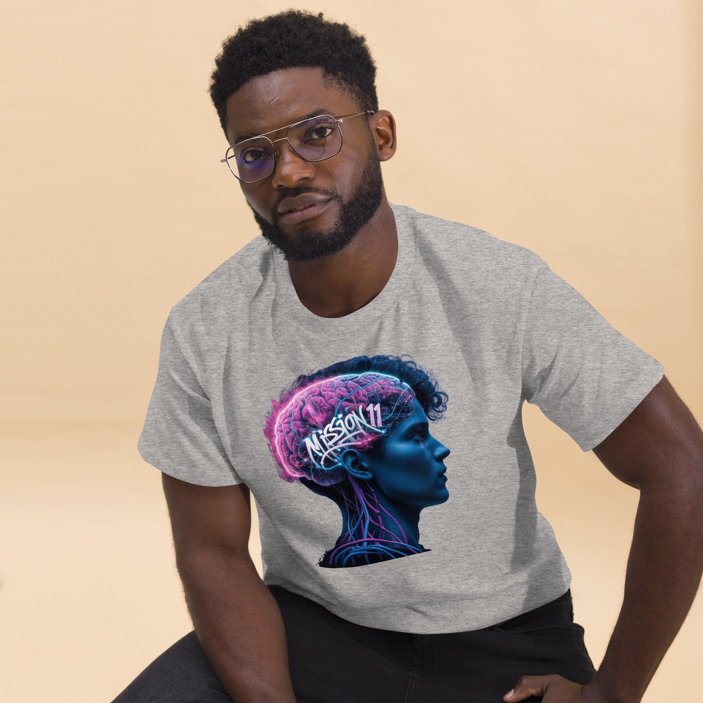 Neural Enlightenment: Mission 11 Men's Graphic Tee