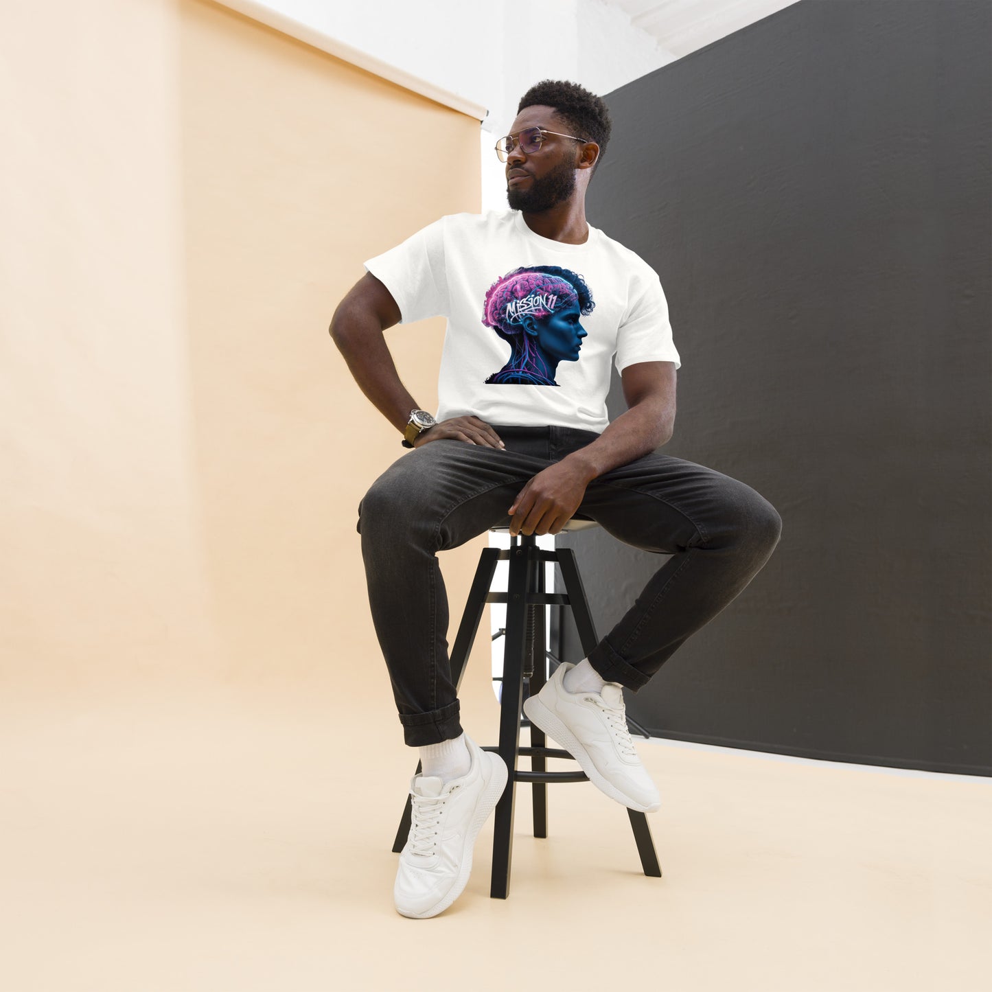 Neural Enlightenment: Mission 11 Men's Graphic Tee