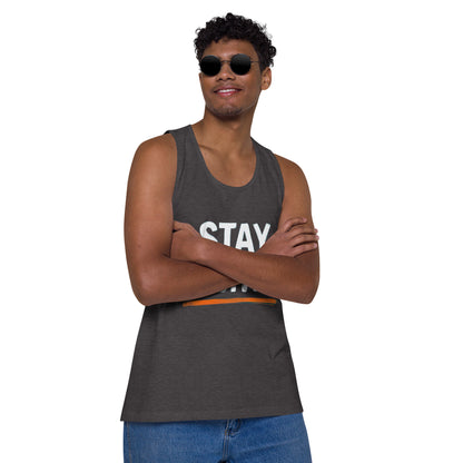 Men's 'Stay Positive' Tank Top - Motivational Workout Shirt