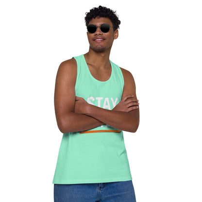 Men's 'Stay Positive' Tank Top - Motivational Workout Shirt