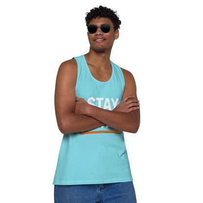 Men's 'Stay Positive' Tank Top - Motivational Workout Shirt