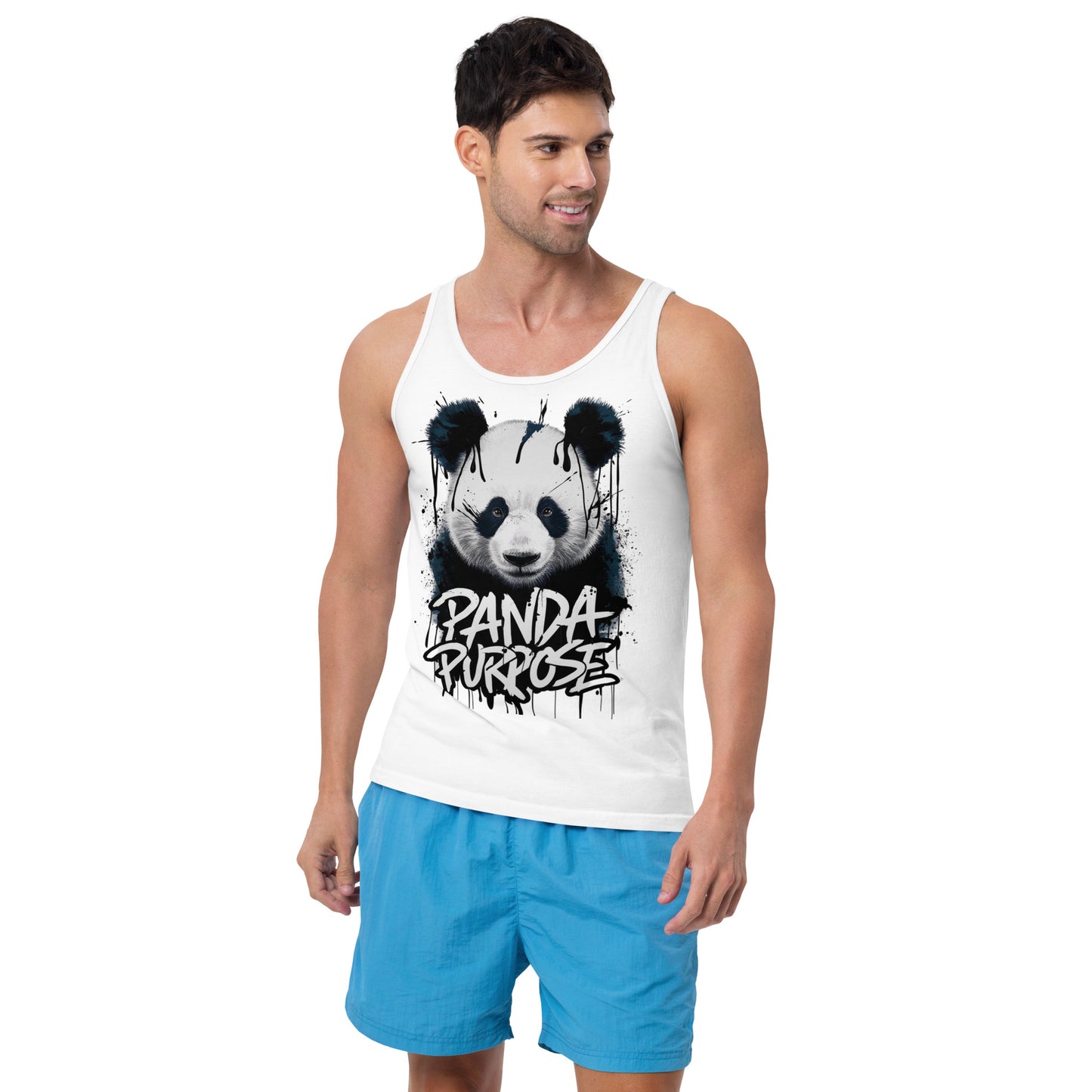 Mission 11 Panda Purpose Tank Top