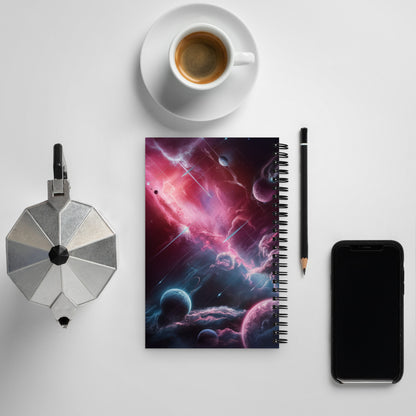 Space Explorer Panda Notebook – Inspirational and Motivational Journal with Dotted Pages