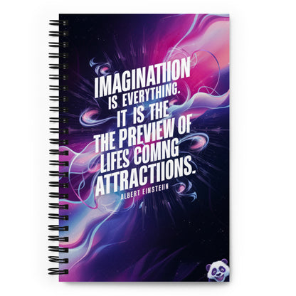 Mission 11 Spiral Notebook - Imagination Quote by Albert Einstein