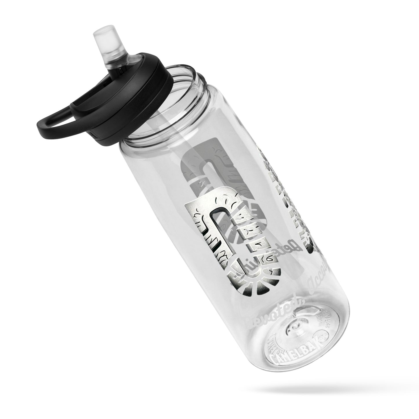 Mission 11 Personalized Sports Water Bottle - 25 oz Eco-Friendly Recycled Plastic with DAD Design