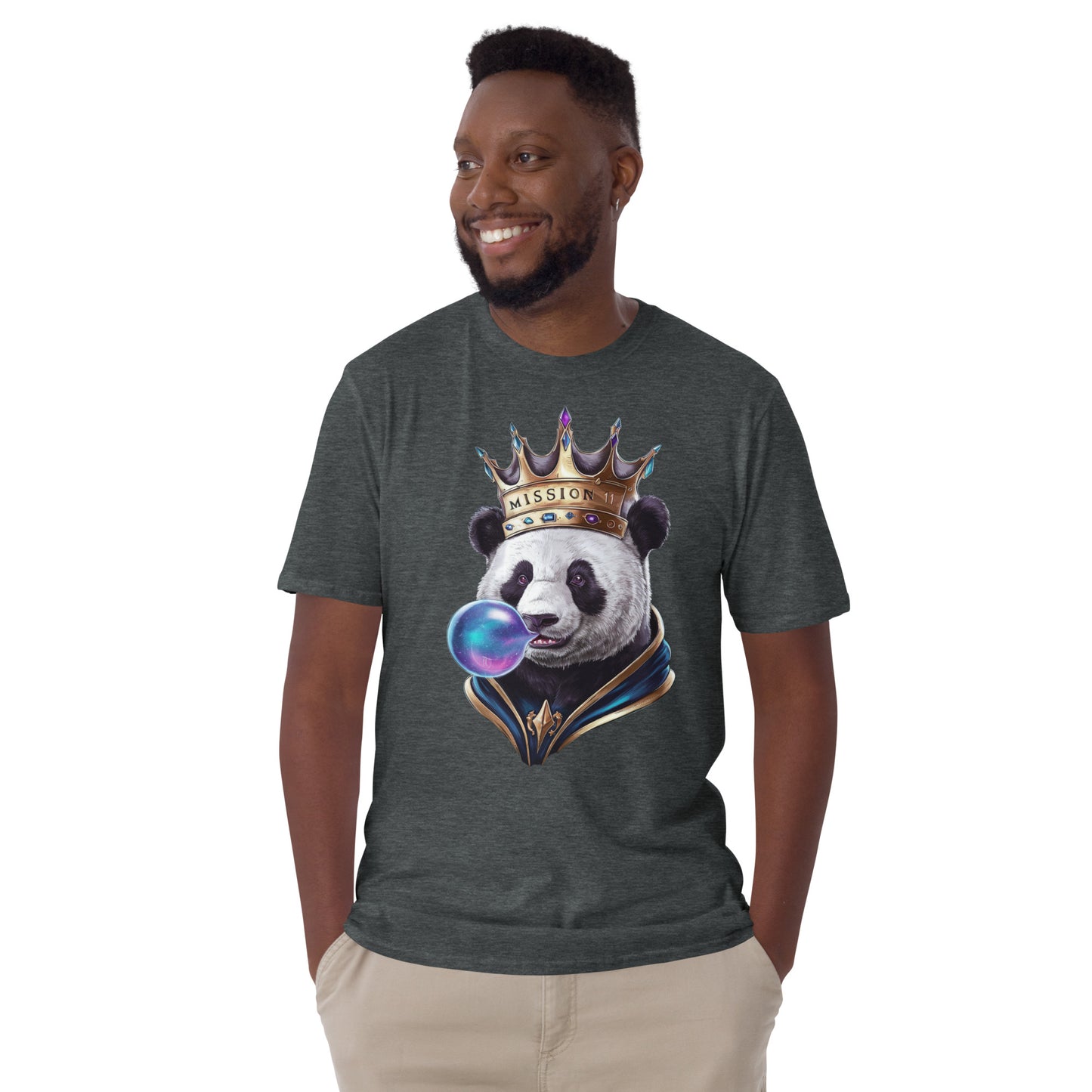 Mission 11 Crowned Panda T-Shirt – Embrace Your Purpose with Style and Comfort