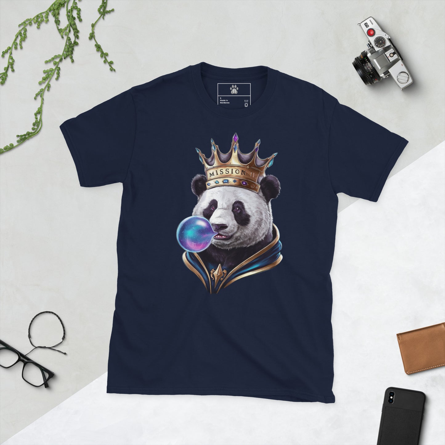 Mission 11 Crowned Panda T-Shirt – Embrace Your Purpose with Style and Comfort