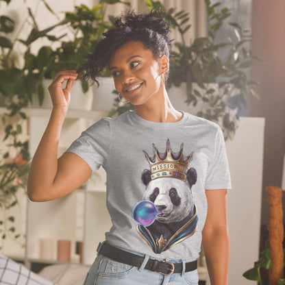 Mission 11 Crowned Panda T-Shirt – Embrace Your Purpose with Style and Comfort