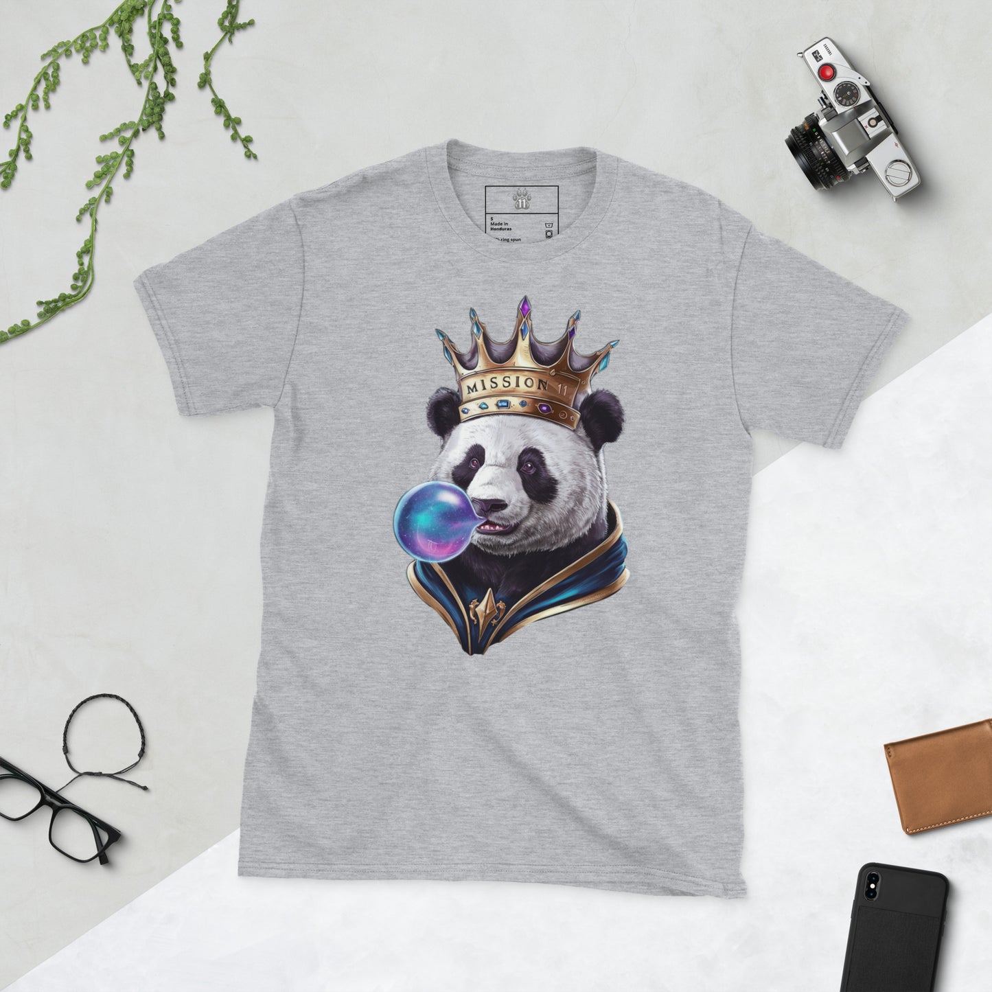 Mission 11 Crowned Panda T-Shirt – Embrace Your Purpose with Style and Comfort