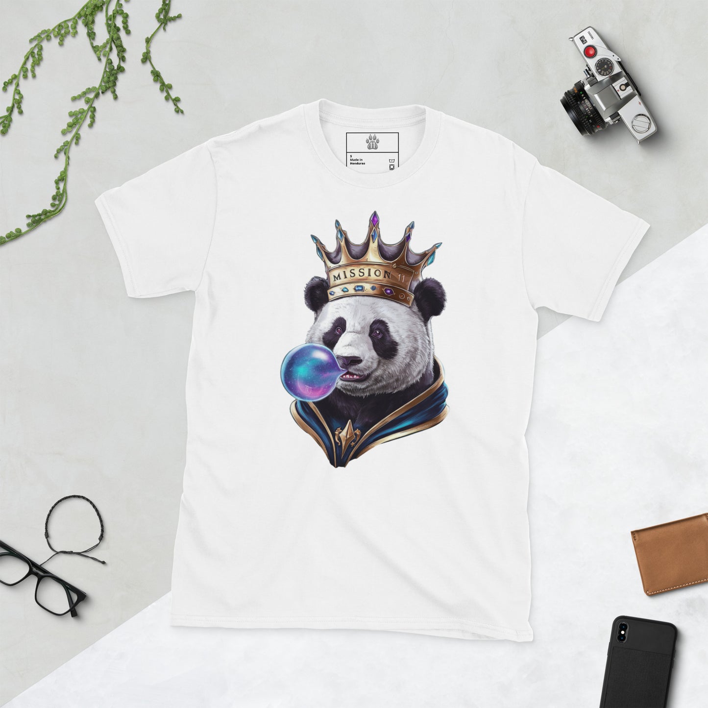 Mission 11 Crowned Panda T-Shirt – Embrace Your Purpose with Style and Comfort