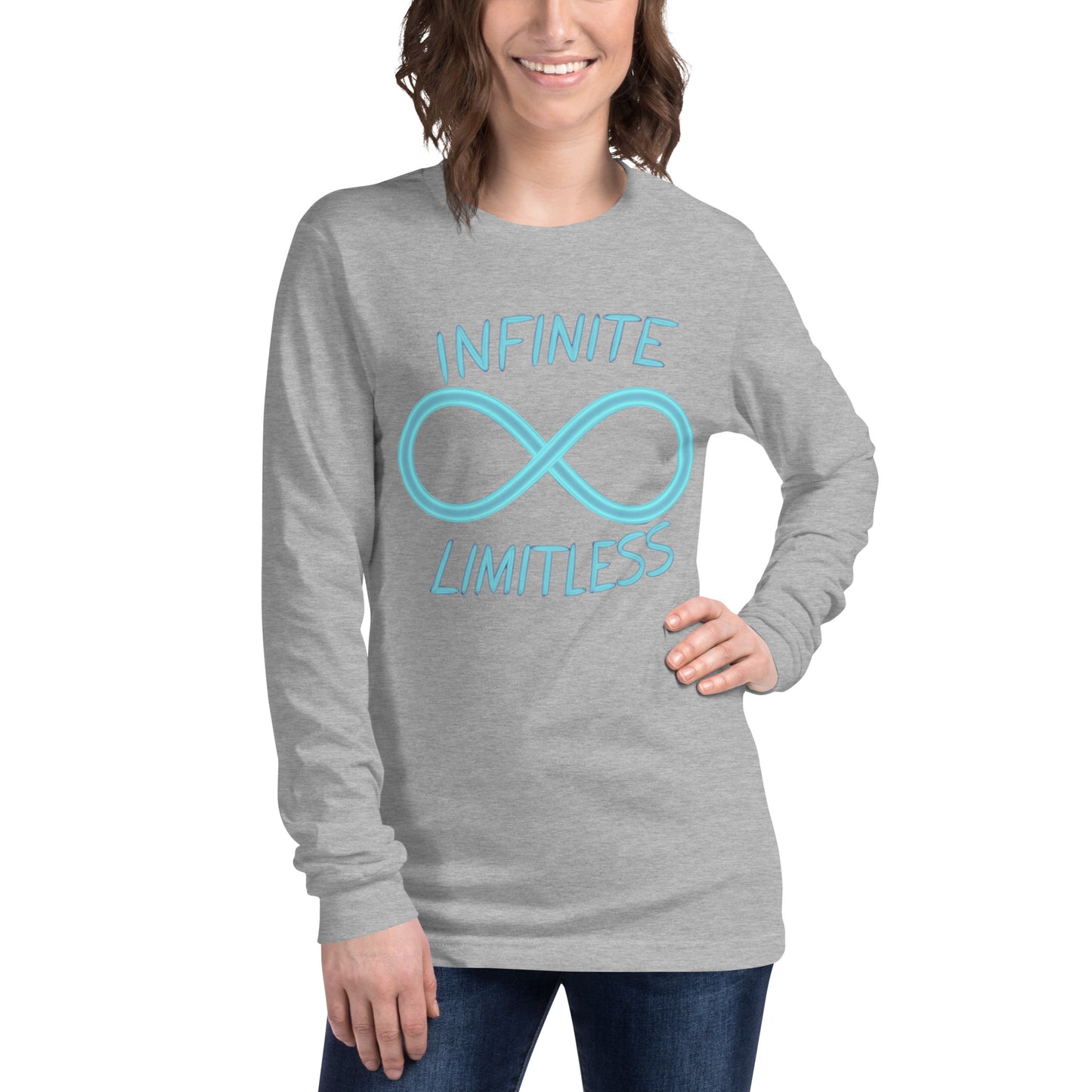 Unisex Long Sleeve Shirt - Infinite Limitless Design - Mission 11