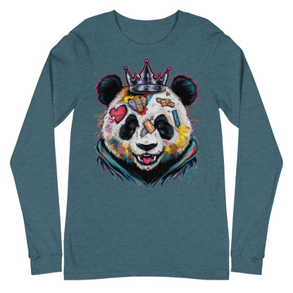 Purpose-Driven Apparel: Inspirational Long Sleeve Tee with Resilient Panda Design | Mission 11