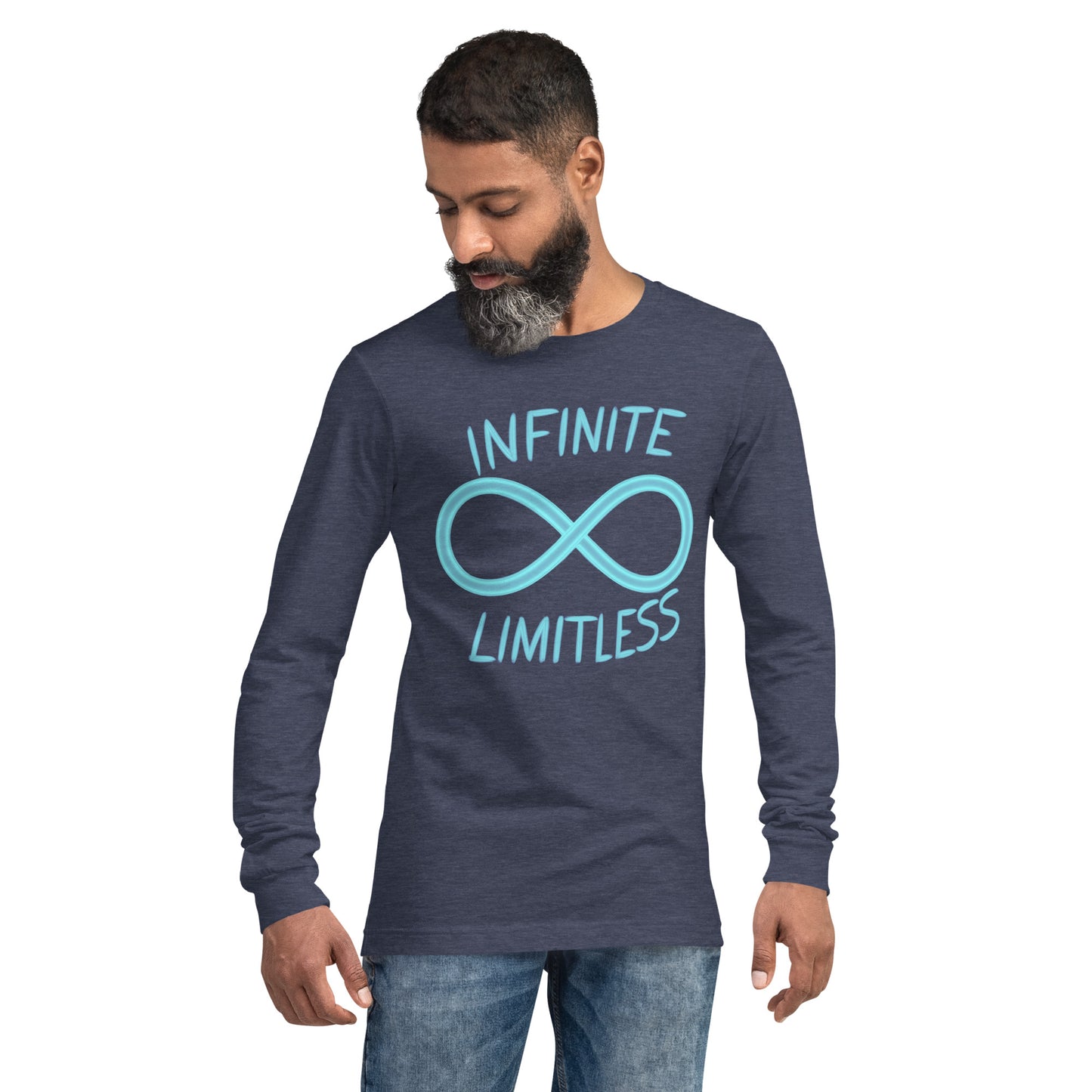 Unisex Long Sleeve Shirt - Infinite Limitless Design - Mission 11