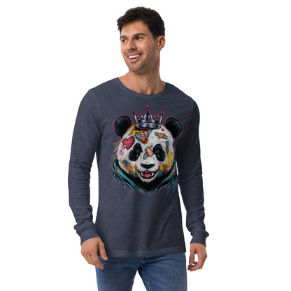 Purpose-Driven Apparel: Inspirational Long Sleeve Tee with Resilient Panda Design | Mission 11