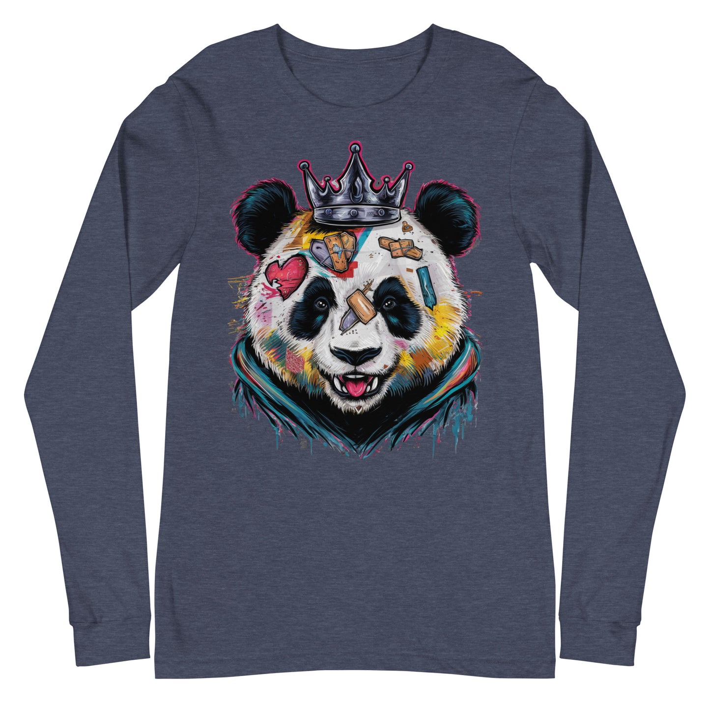 Purpose-Driven Apparel: Inspirational Long Sleeve Tee with Resilient Panda Design | Mission 11