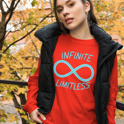 Unisex Long Sleeve Shirt - Infinite Limitless Design - Mission 11