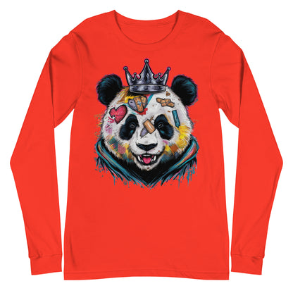 Purpose-Driven Apparel: Inspirational Long Sleeve Tee with Resilient Panda Design | Mission 11